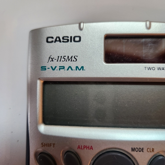 Casio Fx-115MS S-VPAM Scientific Calculator with Case Cover - Picture 10 of 11